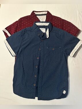 Boys' Short-Sleeve Button-Down Shirts by Level Ten Size 8